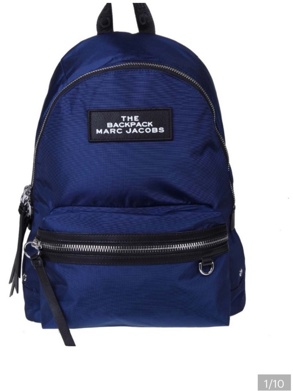Marc Jacobs Navy Blue The Backpack Nylon Backpack medium